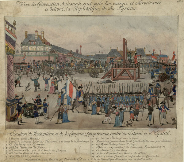 Robespierre Hinrichtung